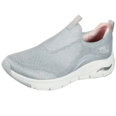 Imagen de Skechers Zapatos para caminar mujer: Bobs Squad Chaos Current Muse, Gris,claro, 35 EU