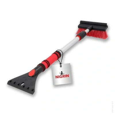 Imagen de NIGRIN 6187 Cepillo para Nieve y rasqueta de Hielo (Mango Extensible)