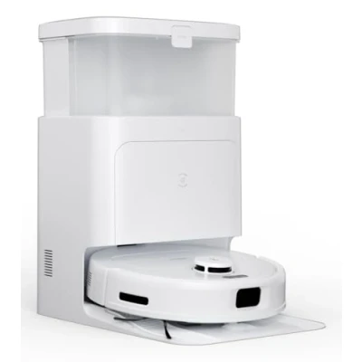 Imagen de ECOVACS N30 Pro Omni aspriadora Robot con estación Vaciado, Lavada, Secado automáticos, 10 00 Pa, Cepillo antienredos ZeroTangle 2.0, Limpieza Agua Caliente 60 ℃, mopa adaptiva TruEdge, Blanco