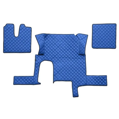 Imagen de F CORE FL29 BLUE Juego de alfombrillas suelo Ecopiel delante 3 Azul MAN: TGX