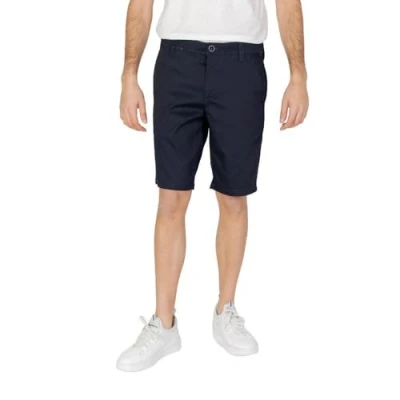 Imagen de Armani Exchange Solid Stretch Twill Short Pantalones Cortos Casuales, Deep Navy, 36 de los Hombres
