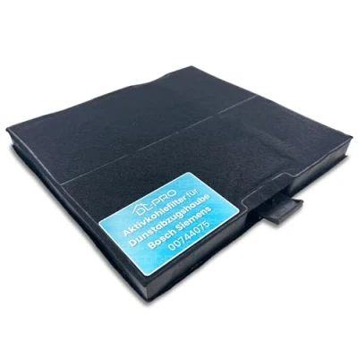 Imagen de DL pro Filtro de carbón activo para campana extractora Bosch 00744075 744075 DHZ5226 Siemens LZ52251 Neff Z5131X1