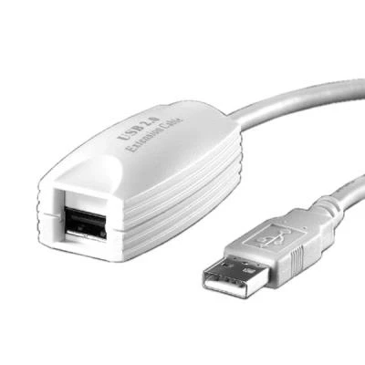 Imagen de Adaptador Value Usb 2.0 Extender, 1 Port, White 5 M