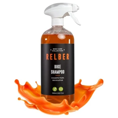 Imagen de relber Champú para Bicicletas 1L Limpiador Bicicleta Biodegradable y Neutro Bike Shampoo Limpieza MTB o Carretera Espuma Detergente
