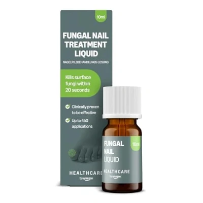 Imagen de Amazon Basic Care Tratamiento líquido para uñas con hongos, 10ml