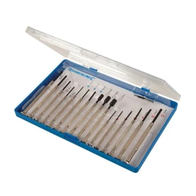 Imagen de Silverline Tools 633888 Juego de destornilladores para joyeros, 16 pzas