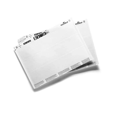 Imagen de Durable 809902 Etiquetas insertables Label Refill blanco, para artículos en formato 200x40mm, 60 etiquetas, por ejemplo SCANFIX, C Profile o LABELFIX