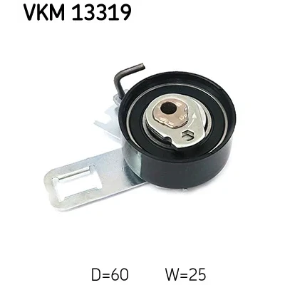 Imagen de SKF VKM 13319 Polea tensora, correa dentada CITROËN: Berlingo, C4 Spacetourer, II Cactus, PEUGEOT: 308 SW Furgón / Familiar, Hatchback