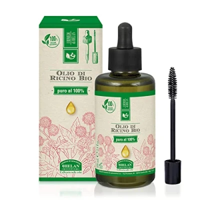 Imagen de Helan, Aceite de Ricino Bio, puro prensado en frío, para pestañas y cejas, uñas, cutículas, 100 ml