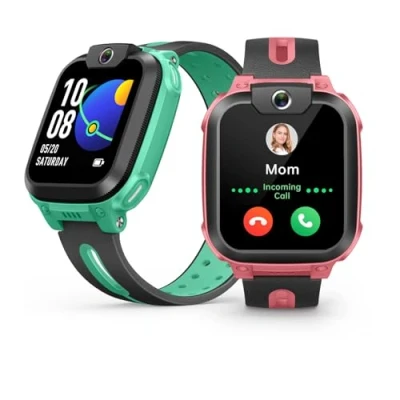 Imagen de imoo Watch Phone Z1 Reloj Inteligente para niños, con vídeo de Larga duración y Llamada telefónica, IPX8 Resistente al Agua(Z1, Rose)