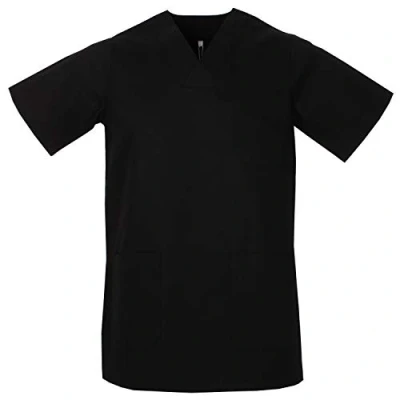 Imagen de MISEMIYA Casaca Unisex MÉDICO Enfermera Uniforme Limpieza Laboral ESTÉTICA Dentista Veterinaria Sanitario HOSTELERÍA Ref.817 M, Negro