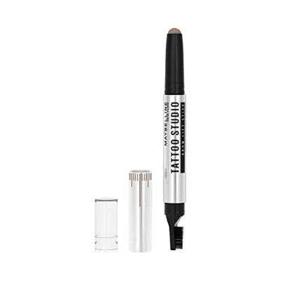 Imagen de Maybelline New York, Stick de cejas, Efecto laminado, Fórmula en cera, resultado natural, Tattoo Brow Lift Stick, Tono 01 Blonde