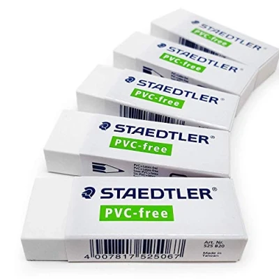 Imagen de 5X Staedtler Goma Borrar PVC/Libre de Látex Máxima Calidad 525 B20
