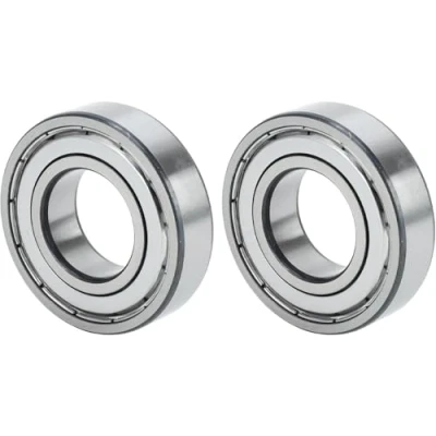 Imagen de TUZUK 2 Piezas Rodamientos 6206ZZ, 30x62x16mm, Prelubricados, Acero al cromo, Sellos dobles, Para aplicaciones industriales y mecánicas
