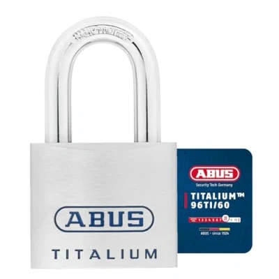 Imagen de Abus 96TI/60 Candado Titalium arco Nano protect y llave de puntos 60mm