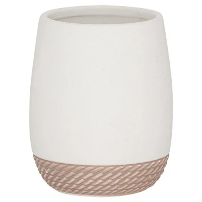 Imagen de Sealskin Braid Vaso para cepillos de dientes independiente Blanco