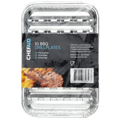 Imagen de Chef Aid Juego de 10 cuencos aluminio para asar y