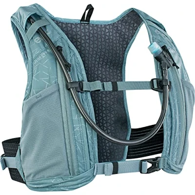 Imagen de EVOC Hydro Pro 3 + 1.5l Hydration Bladder Mochila de hidratación, hidratación (COMPARTOS NUTRICIÓN, Dos Bolsillos en el Pecho, 1.5l), Gris Acero
