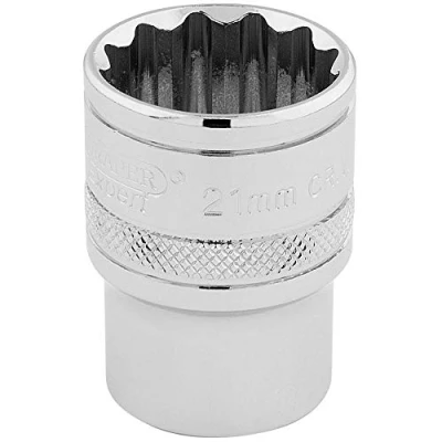 Imagen de Draper 33290 1/2&quot; Square Drive 12 Point Socket, 21mm Size