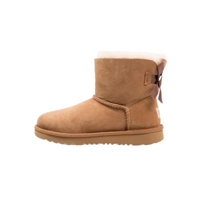 Imagen de UGG MINI Bailey BOW II Botines para niños, Talla: 26, Chestnut Zapatos