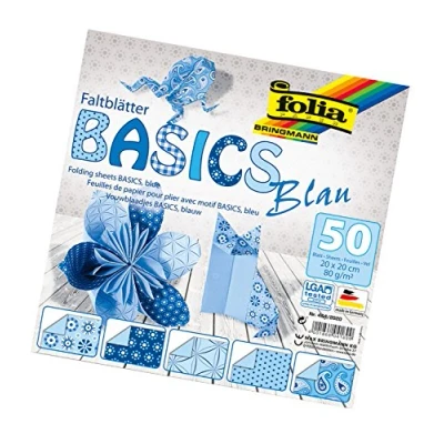 Imagen de Folia papiroflexia/Origami Papel de 80 G/m², 50 unidades, varios diseños , color/modelo surtido