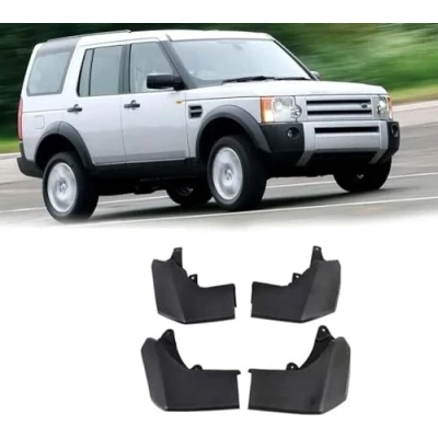 Imagen de FDCYQW 4 Piezas Faldillas Antibarro Guardabarros para Land Rover Discovery 3 LR3 2003 2008, Neumáticos Salpicaduras Barro Guardias Mudguards Salpicaderas