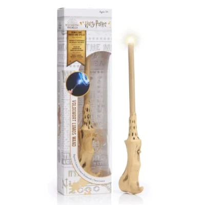 Imagen de WOW STUFF Voldemort Lumos Varita de 7 Pulgadas con luz Oficial Harry Potter y Regalos del Mundo los Magos, Juguetes coleccionables, Juego rol o Accesorio Disfraz, Multicolor