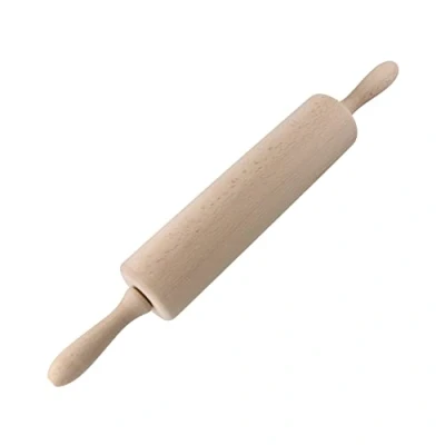 Imagen de Zenker Rodillo de Amasar con Rodamientos, Repostería para hacer Pan, Masa Pasta, Pizza y Galletas, Fabricado en Madera Haya, Color Natural, 44.5 x 6 cm, 1 ud