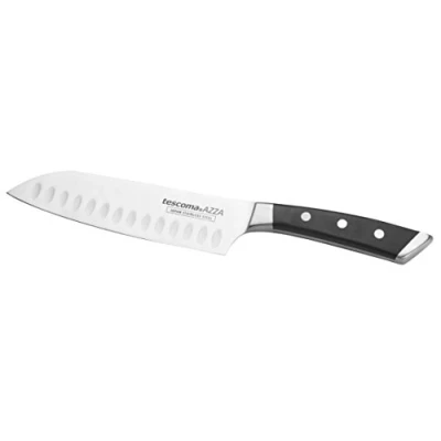 Imagen de Tescoma 884532 Cuchillo JAPONES 18CM SANTOKU AZZA, Negro
