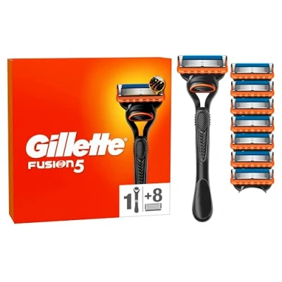 Imagen de Gillette Fusion5 Maquinilla De Afeitar Para Hombre, 1 Gillette, 8 Recambios