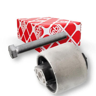 Imagen de FEBI BILSTEIN 175333 Silentblock Brazo de Suspension con material montaje añadido Eje trasero izquierda, centro, trasero, derecha Caucho