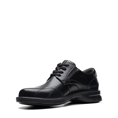 Imagen de Clarks Gessler Lace, Oxford Hombre, Piel Negra, 41 EU