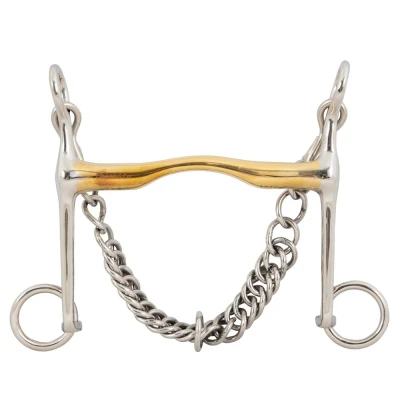 Imagen de BR Weymouth Curb Bit Soft Contact 14 mm Shanks 140