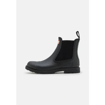 Imagen de Hunter Original MENS Commando Chelsea BOOT Botas de agua, Hombre, Talla: 44, Black Fibra sintética