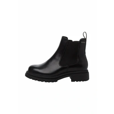 Imagen de Tamaris Botines Chelsea para Mujer, Piel, Gore Tex, Negro, 37 EU