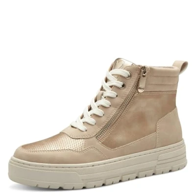 Imagen de MARCO TOZZI Zapatillas de Mujer Laced 2 26294 43, Botas Cortas al Tobillo, Dune Comb, 38 EU