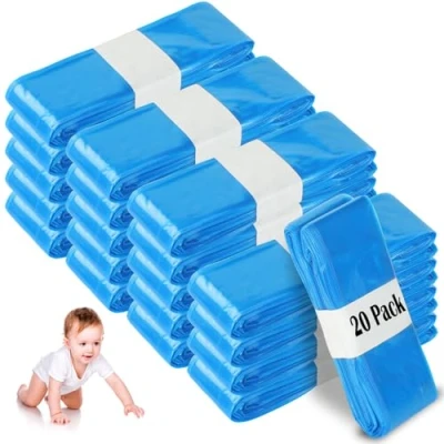 Imagen de 20 Recambios Contenedor de Pañales, Bolsa Relleno para Papelera Pañales Bebe Compatible con Angelcare et Tommee Tippee Litter Locker II