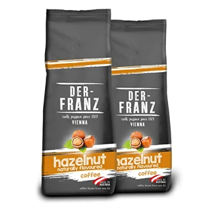 Imagen de DER FRANZ Café, Aromatizados con Avellana, molido, 2 x 500 g