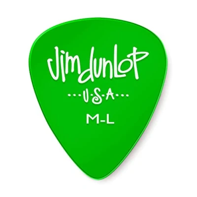 Imagen de JIM DUNLOP Púas Gel Saco de 72, Verde, medium Flexible