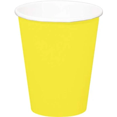 Imagen de Folat B.V Tazas Desechables De Color Amarillo, (50624)