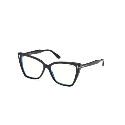 Imagen de Tom Ford Gafas de Vista FT 5844 B BLUE BLOCK Shiny Black 55/15/140 mujer