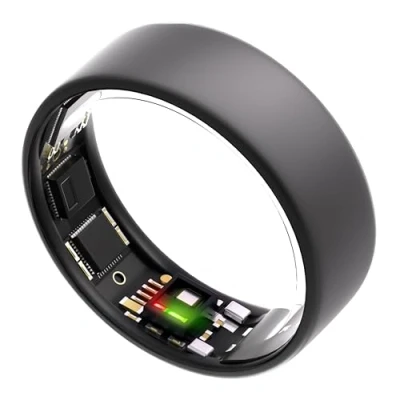 Imagen de ULTRAHUMAN Ring Air World&#039;S Lightest Sleep Tracking Wearable, HRV, Heart Rate &amp; Temperature Monitoring, Track Sleep, Movement Recovery, Water Resistant Upto 100m (6, Matte Grey)