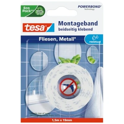Imagen de tesa Mounting Tape for Tiles &amp; Metal