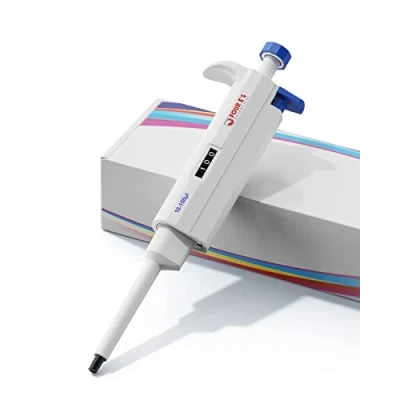 Imagen de 10 100µl micropipeta pipeta de laboratorio Pipetas monocanal ajustable autoclavable incremento 1µl 100uL