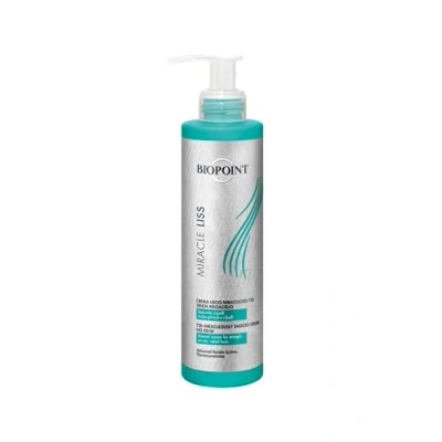 Imagen de Biopoint Miracle Liss Crema para el cabello sin enjuague suave 72h, acción ultraligera, nutritiva y disciplinante contra encrespamiento, 200 ml