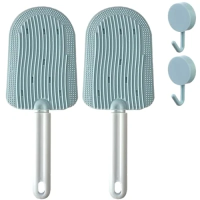 Imagen de Cat Tongue Comb, Celery Pets Brush, Brushes For Indoor Cats, Brush Shedding, Comb Shedding (2pcs Blue)