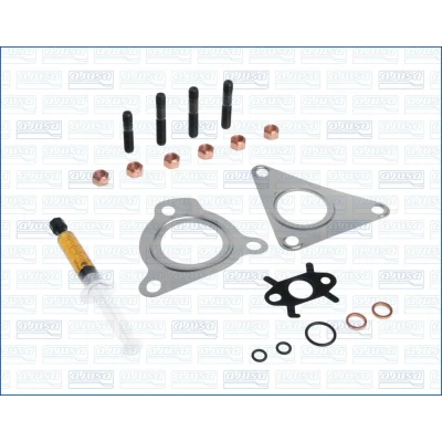 Imagen de AJUSA JTC11037 Juego de montaje, turbocompresor syringe with oil con juntas instrucciones montaje RENAULT: LAGUNA 2, GRAND SCENIC MEGANE 2