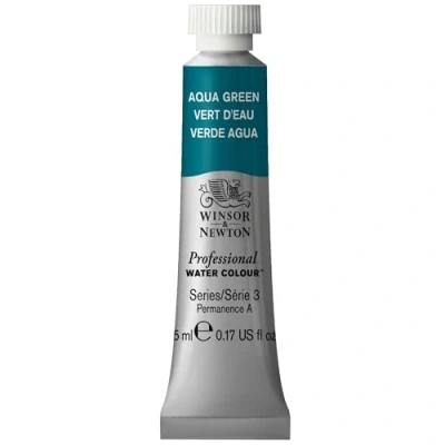 Imagen de Winsor &amp; Newton Acuarela Profesional Pintura de Acuarela, Alta Luminosidad, Resistente a la Luz, Calidad Archivo, Tubo 5ML, Color Verde Agua