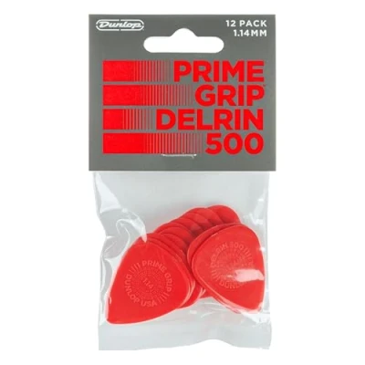 Imagen de JIM DUNLOP Púas Delrin 500 Prime Grip 1,14mm Saco de 12
