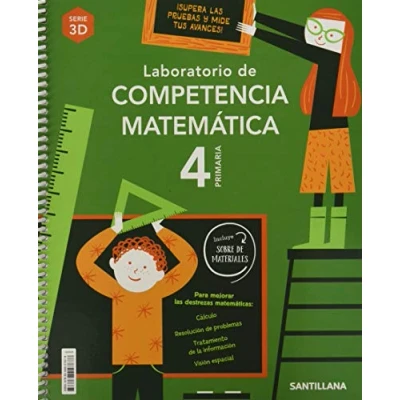 Imagen de LABORATORIO DE COMPETENCIA MATEMATICA 3D 4 PRIMARIA 9788468027678 (SABER HACER CONTIGO)